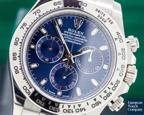 rolex daytona blue and white